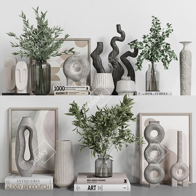  Versatile Decor Set Vol053 3D model image 1