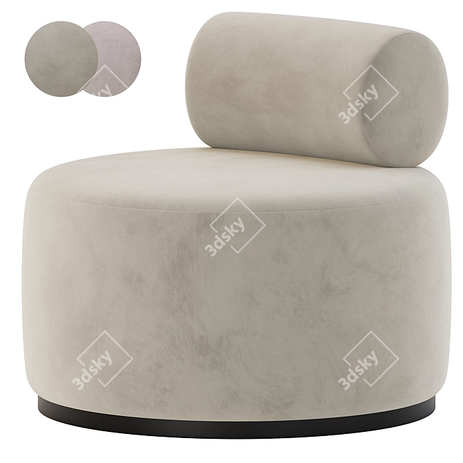 Elegant Sinclair Lounge Chair Fest 3D model image 3