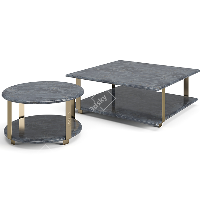 Versace Le Greca Coffee Table 3D model image 4