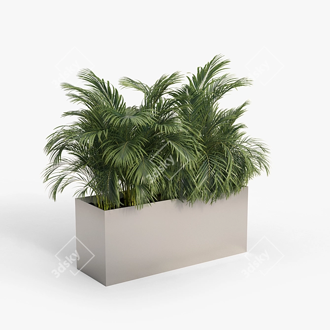  Modern Design Pot 3D Model 3D model image 2