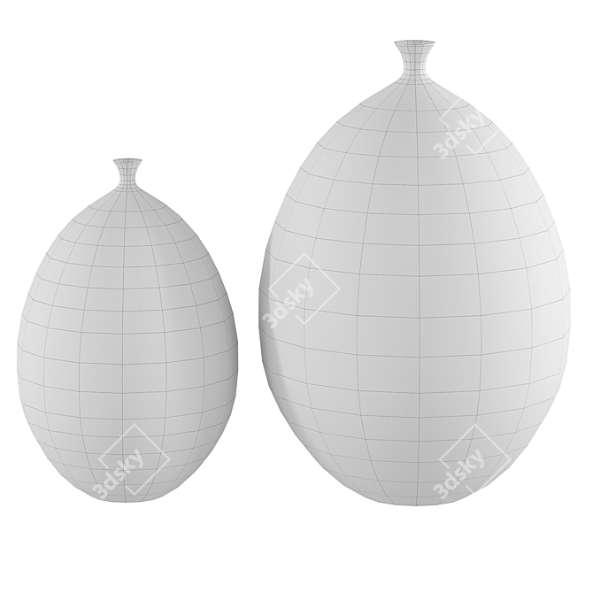 Decorative Set 2 Balls 3D model image 7
