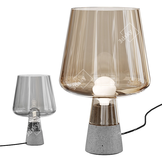 Elegant Katelyn Desk Lamp 3D model image 1