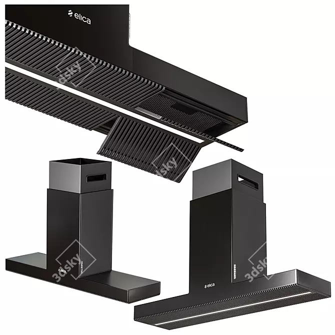 Elica Kitchen Appliances Set Bundle 3D model image 3
