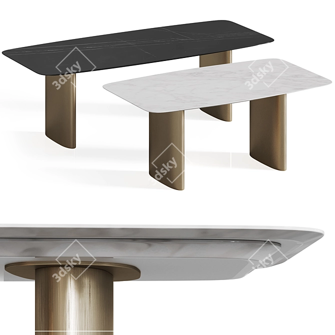 Solana Dining Tables by RoveConcepts 3D model image 1