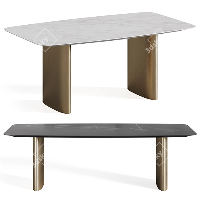 Solana Dining Tables by RoveConcepts 3D model image 2