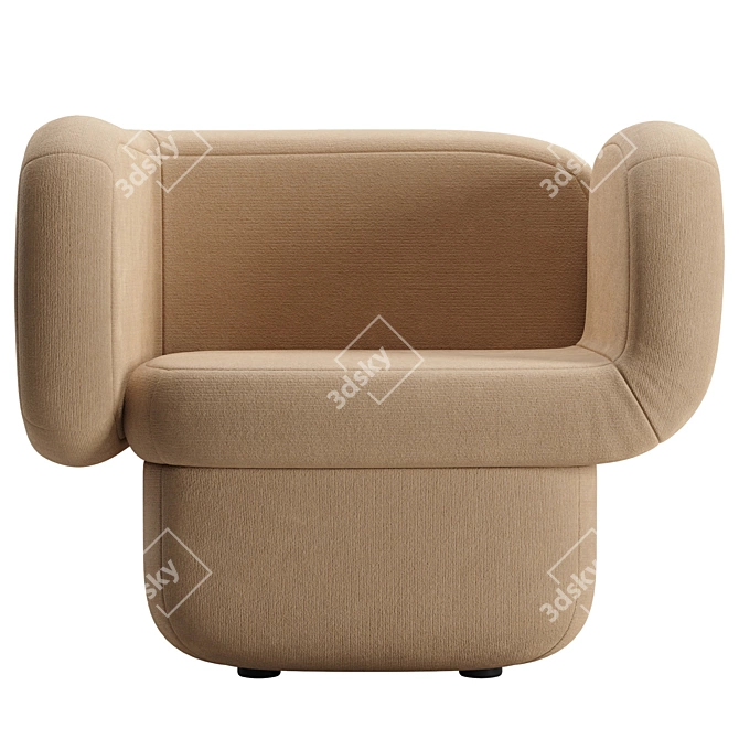 Italian Design VENTO Chair 3D model image 2