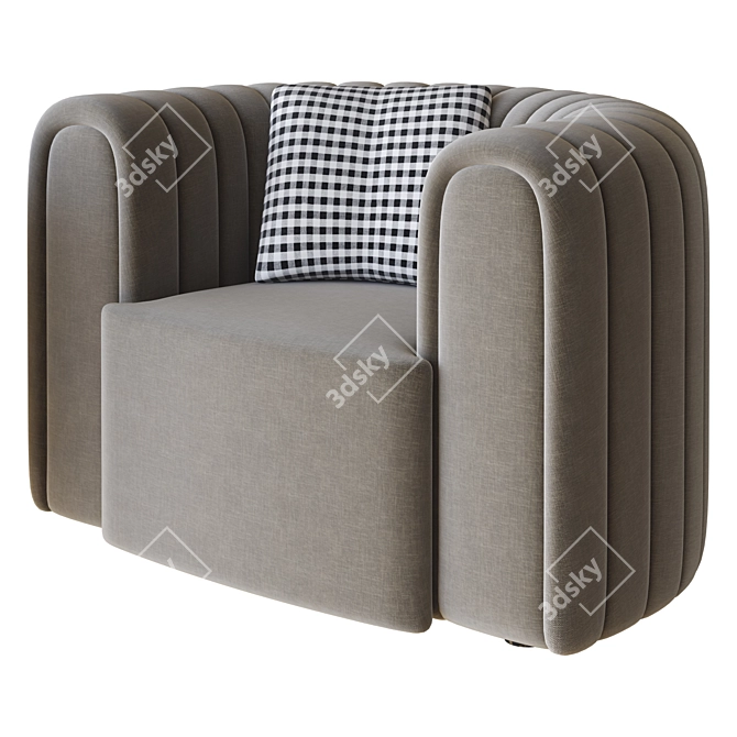 Sancal Core Armchair 3D Model 3D model image 1