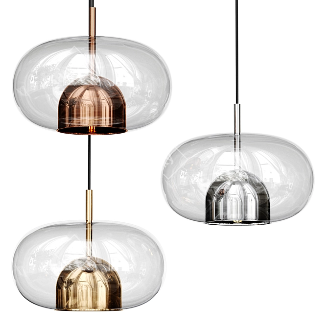 Modern Pendant Lamp with Vray 3D model image 1