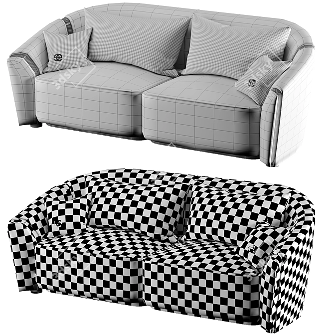 Etra Luxurious Modern Sofa 2015 3D model image 3