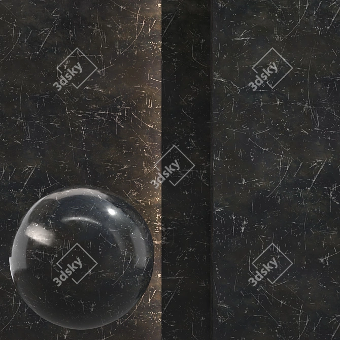 Seamless Metal Texture Pack 3D model image 1