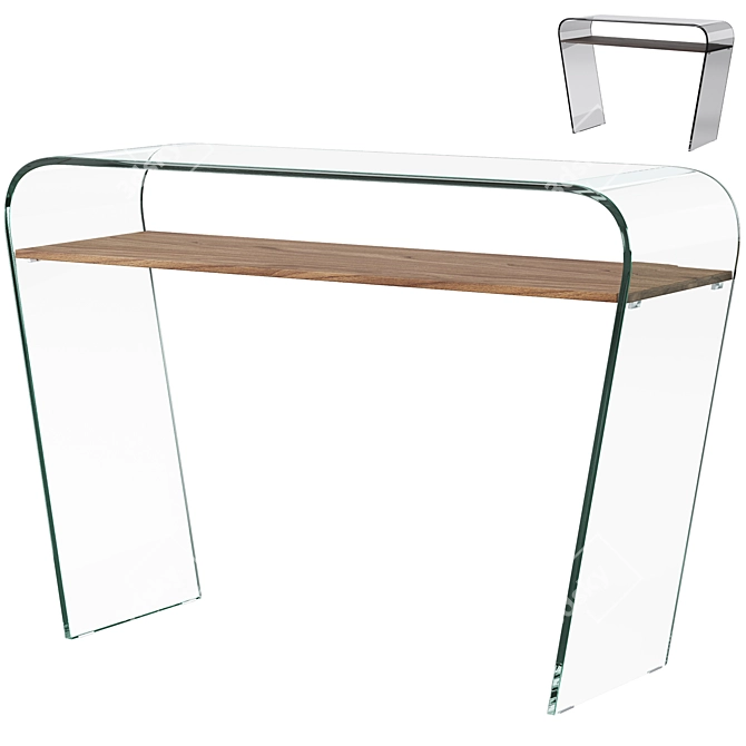 Elegant Altamura Console by Tonin Casa 3D model image 5