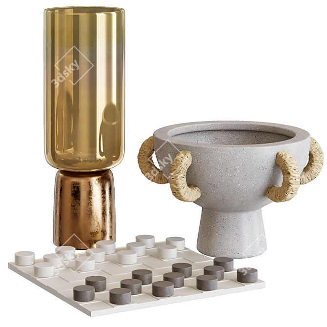 Luxury Decor Set Bundle 3D model image 1