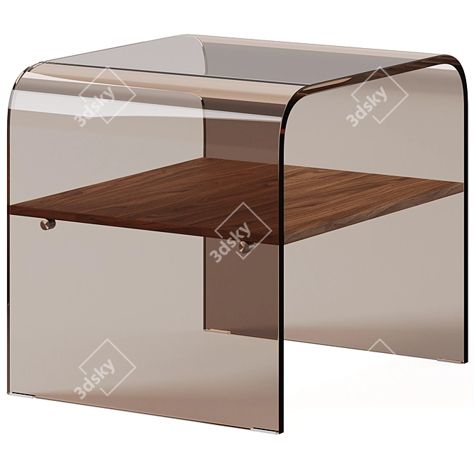 Sleek Modern Coffee Table Set 3D model image 3