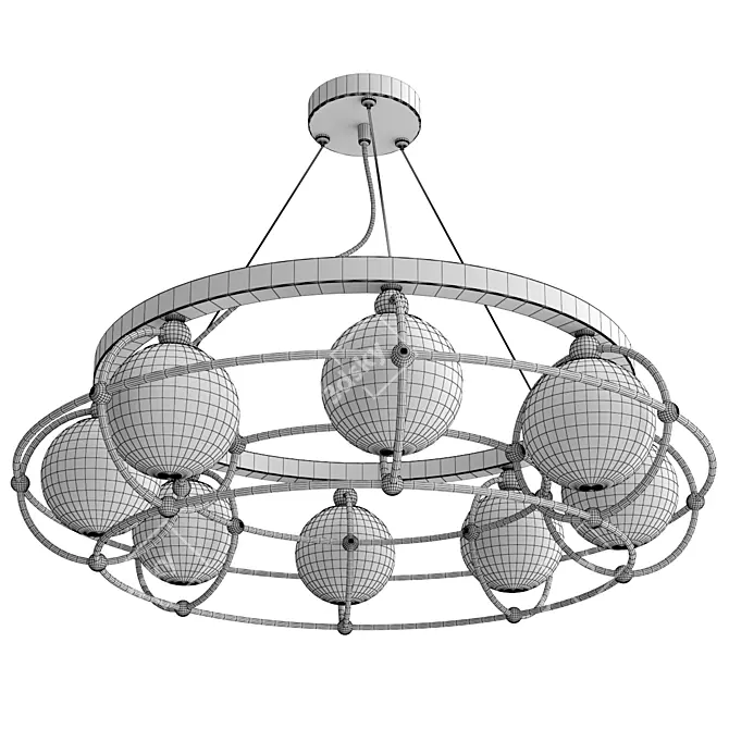 Maytoni Modern Chandelier 58cm Diameter 3D model image 3