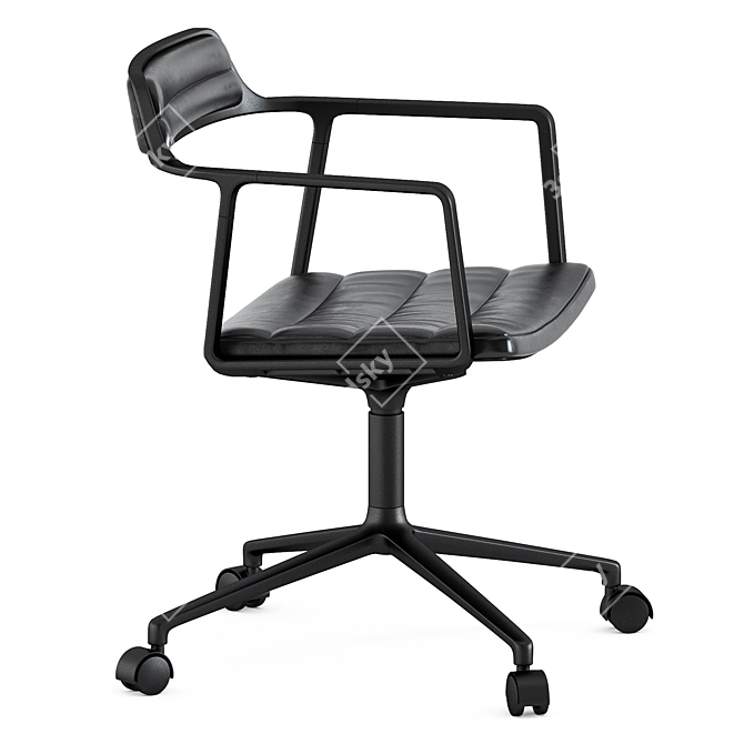 Sleek Vipp Chairs & Table 3D model image 4