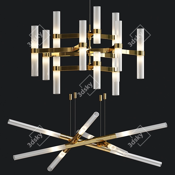 Minimalist Modern Lighting Fixtures 3D model image 1