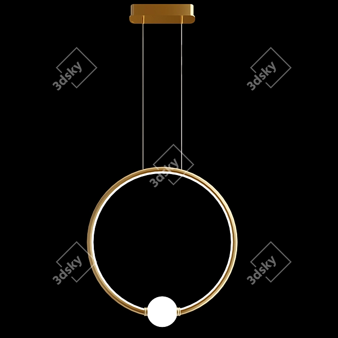 Elegant CELIA Pendant Lamp Collection 3D model image 2