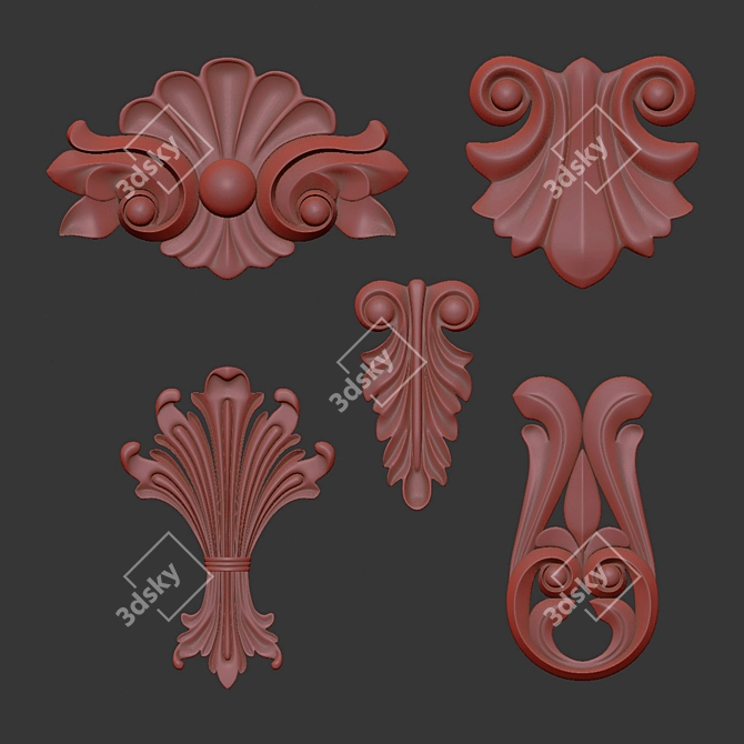  3D Max Ornament Design Kit 3D model image 6