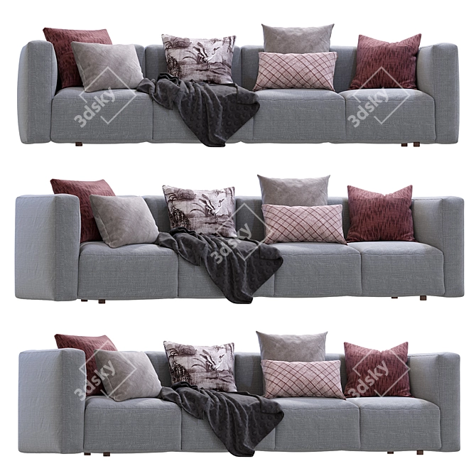 Modern Modular Prostoria Sofa Match 3D model image 2