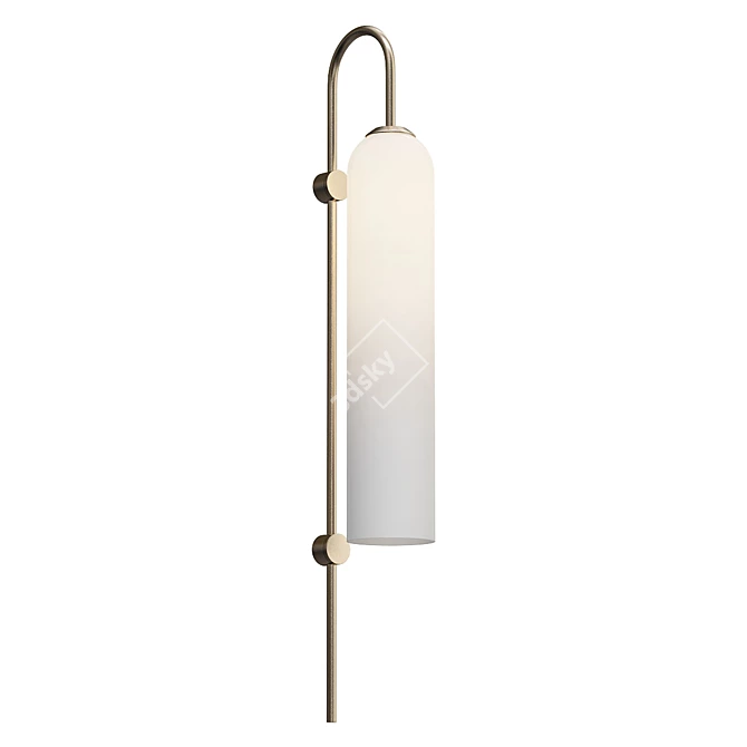 VIAN WALL Industrial Loft Sconce 3D model image 1