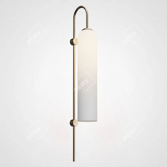 VIAN WALL Industrial Loft Sconce 3D model image 2