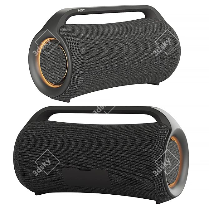 Sony XG500 Portable Wireless Speaker 3D model image 3