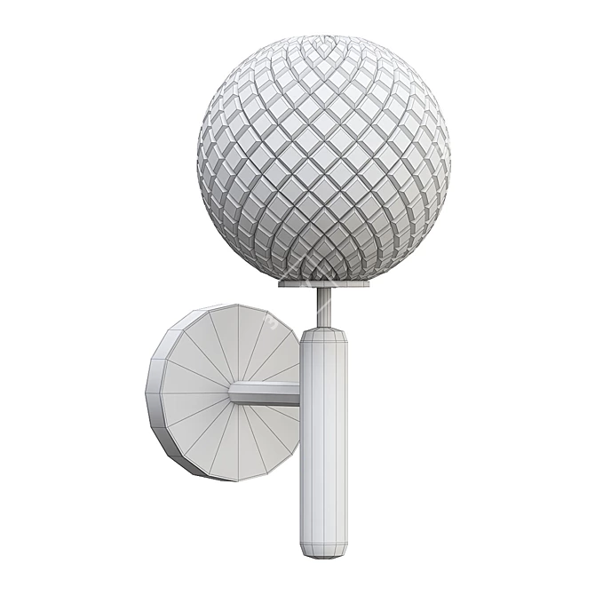  Elegant RAFFIN WALL Sconce 3D model image 3