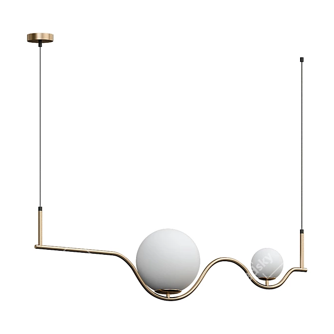 ImperiumLoft Wellig Pendant Light 3D model image 1