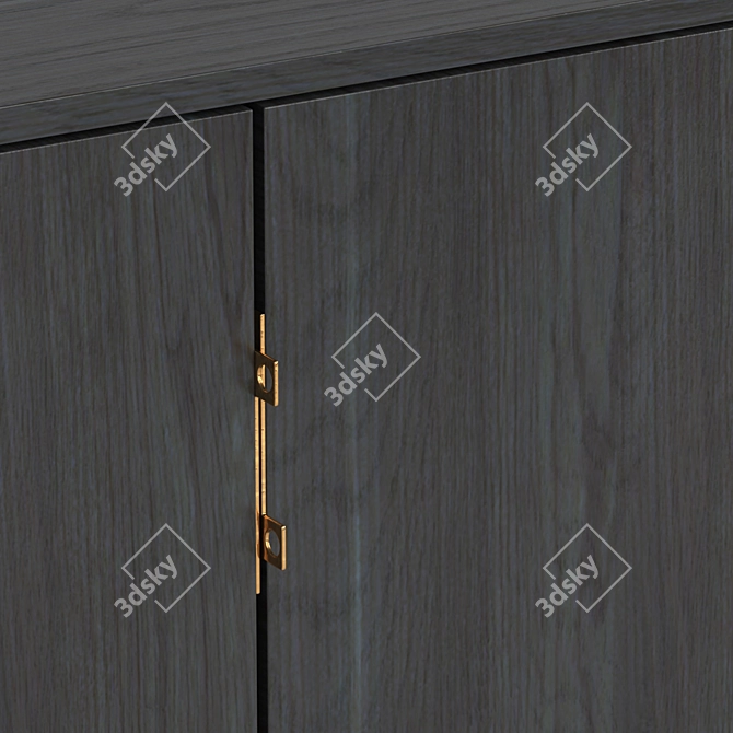 Minimalist Piper Sideboard: Modern Elegance 3D model image 2