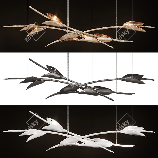 Illuminating Pendant Lamp Collection 3D model image 1