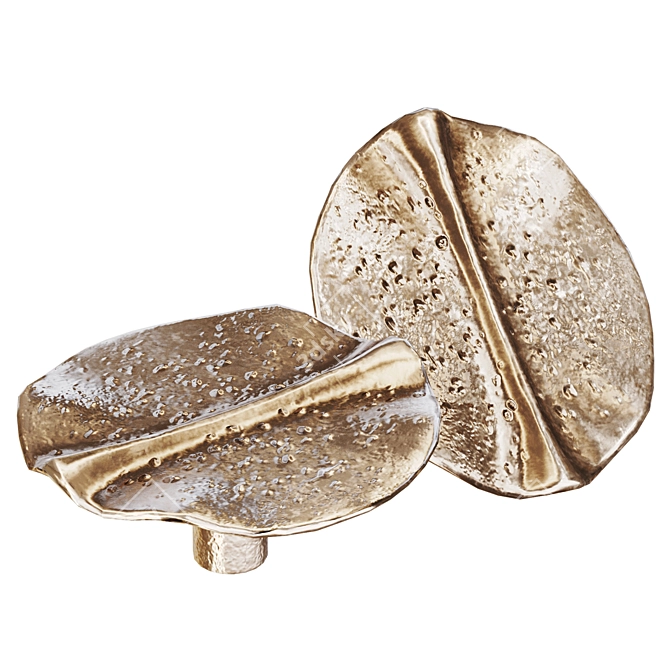 Elegant Soft Furniture Handle 3D model image 1