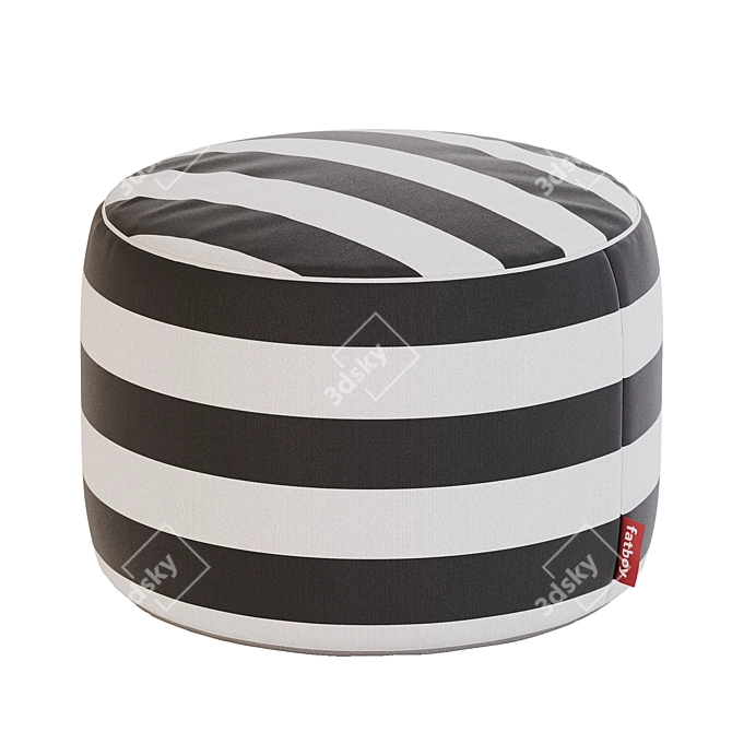 Translated description: Puf Fatboy Point
Title: Cozy Round Puf Ottoman 3D model image 2