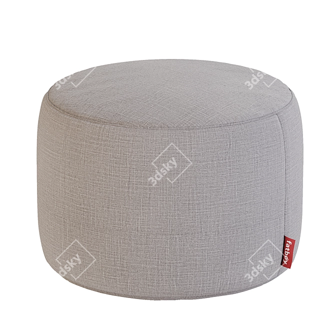 Translated description: Puf Fatboy Point
Title: Cozy Round Puf Ottoman 3D model image 4