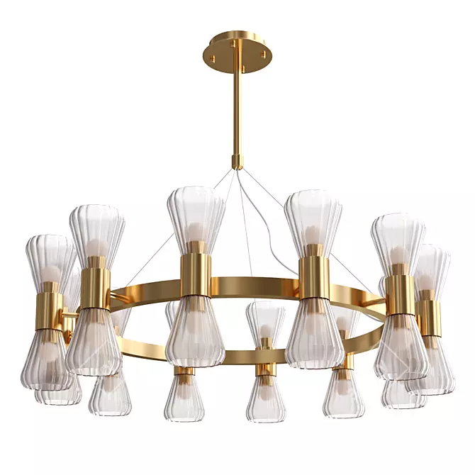 Crystal Chandelier: DIORI 24 3D model image 1