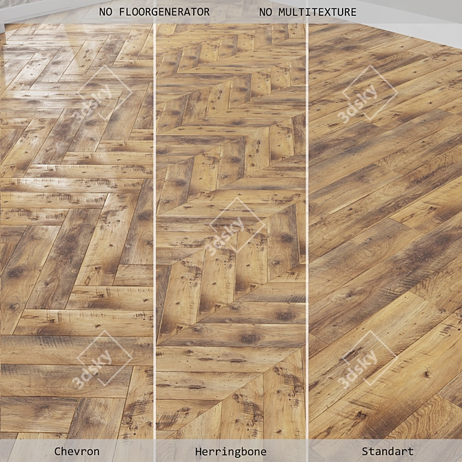 Versatile Laminate Flooring Options 3D model image 1