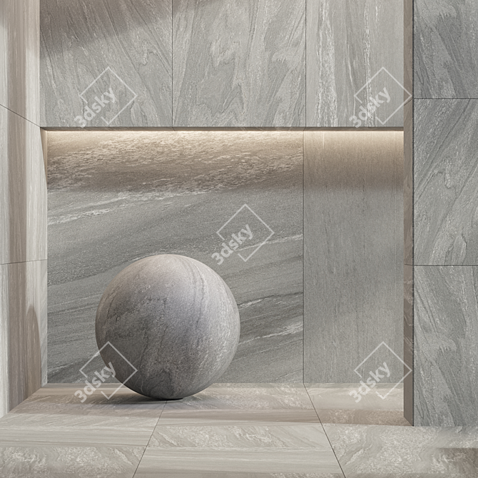 Quartz Tile Texture Bundle - 24 Seamless Designs 3D model image 3