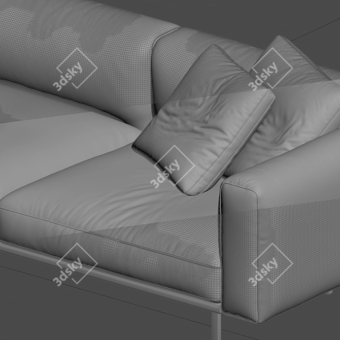 Modern Minimalist Knoll Matic Seat 3D model image 6