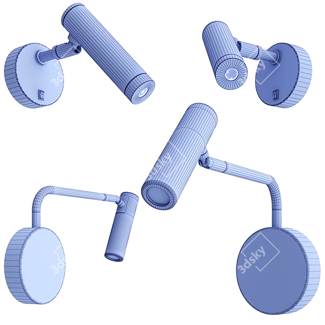 JF Sevilla-designed Aromas Wall Lamps 3D model image 3