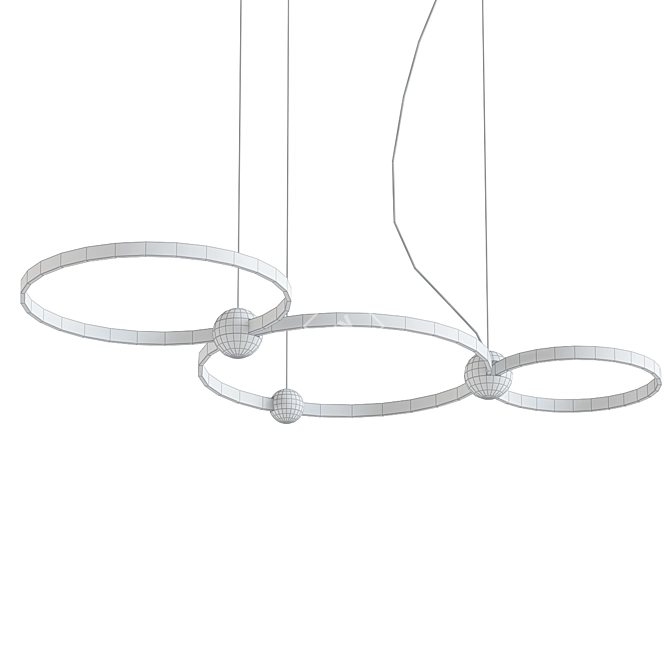 Cosmic Pendant Light Fixture 3D model image 2