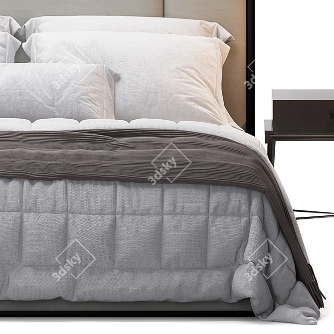 Chopin & Corelli Bed Frame 3D model image 5