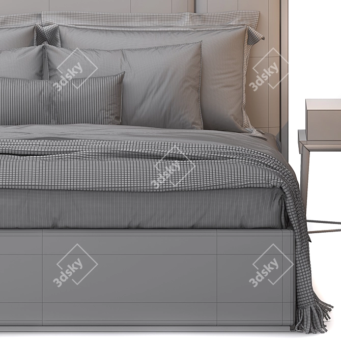 Chopin & Corelli Bed Frame 3D model image 6