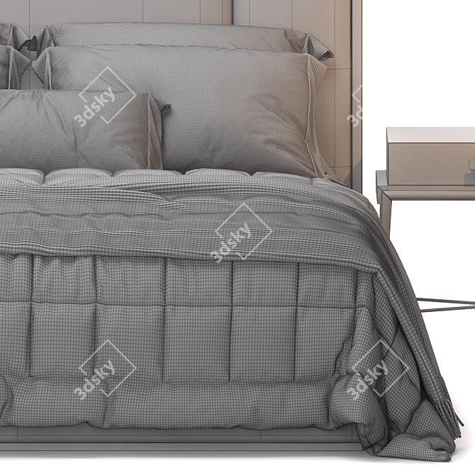 Chopin & Corelli Bed Frame 3D model image 7