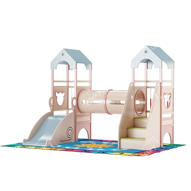 Model Toy Furniture Set, 3D 3D model image 1