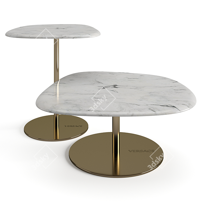 Versace Iconic Coffee Tables Bundle 3D model image 5