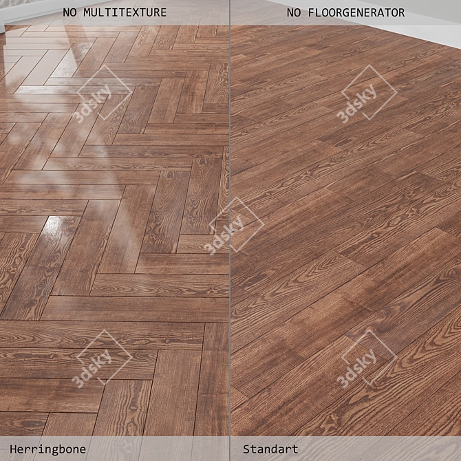 Versatile Laminate Flooring Solution 3D model image 1