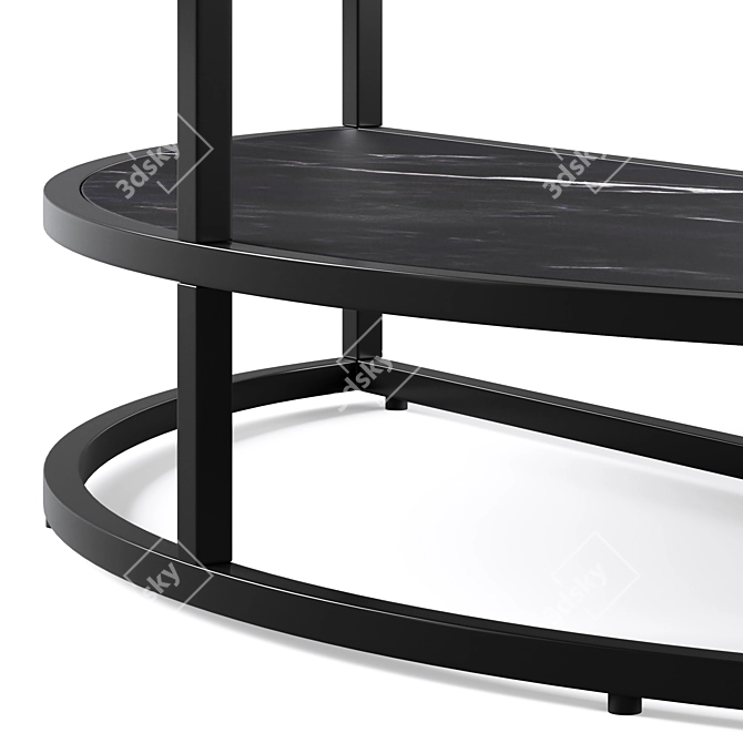 Elegant Alisma Console Actona 3D model image 4