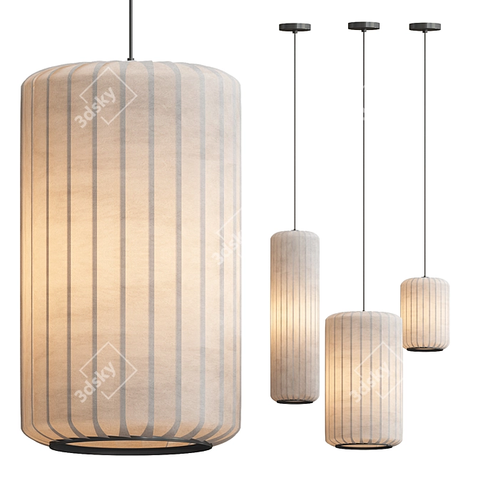 Modern Minimalist SAKARI Pendant Light 3D model image 2