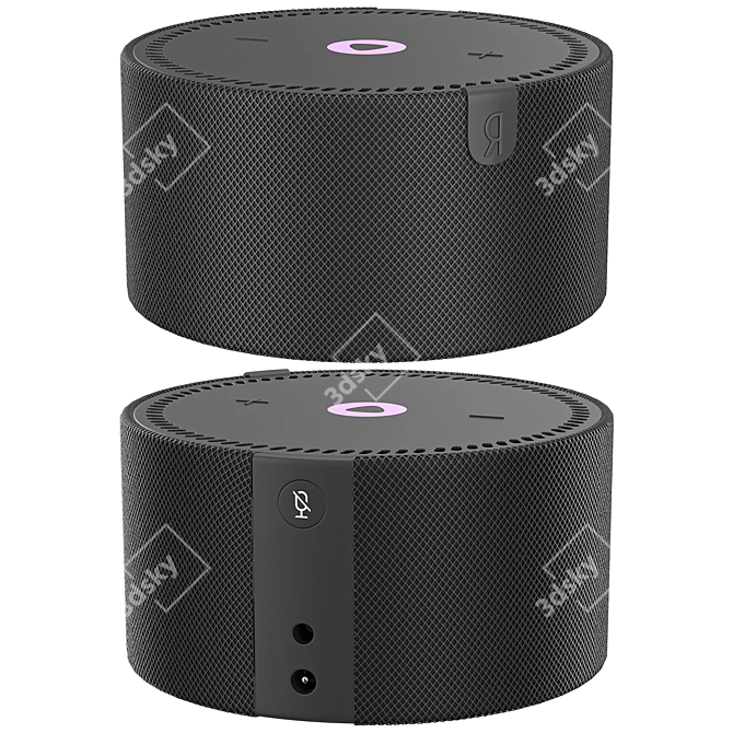 Compact Yandex Station MINI 2 3D model image 3