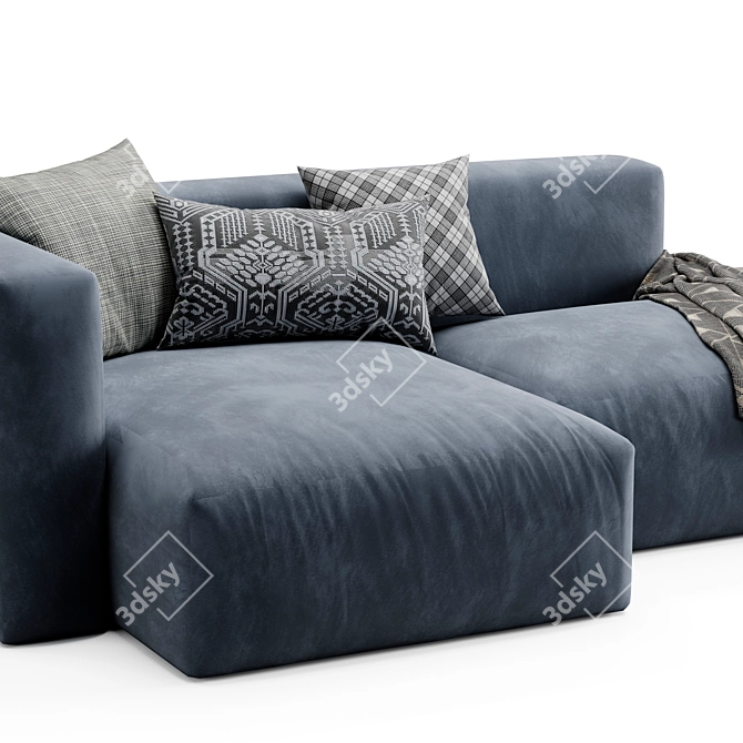 Contemporary Mags Soft Corner Sofa 3D model image 2