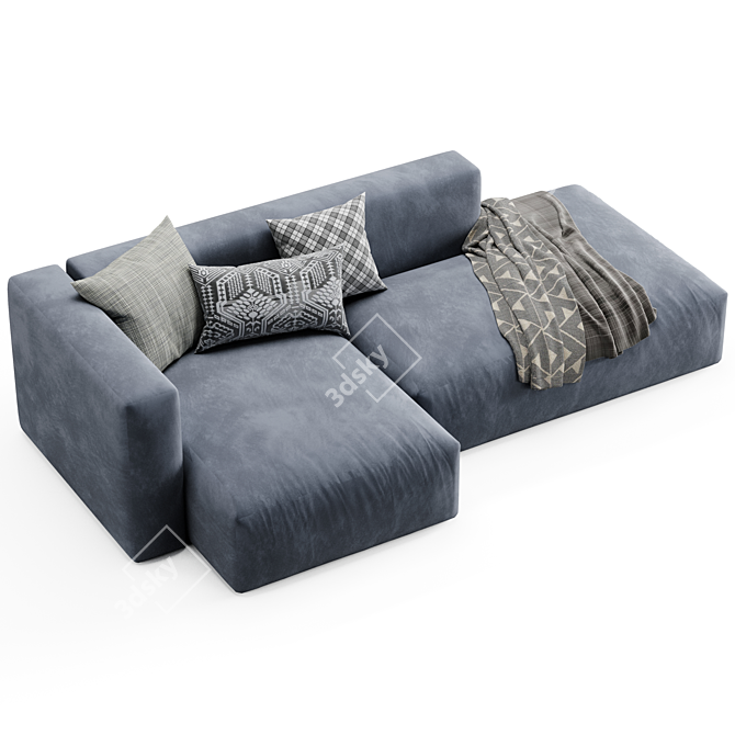 Contemporary Mags Soft Corner Sofa 3D model image 4